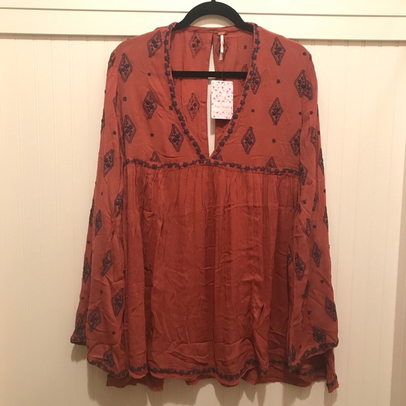 [free people] diamond embroidered dress - Picture 4 of 7